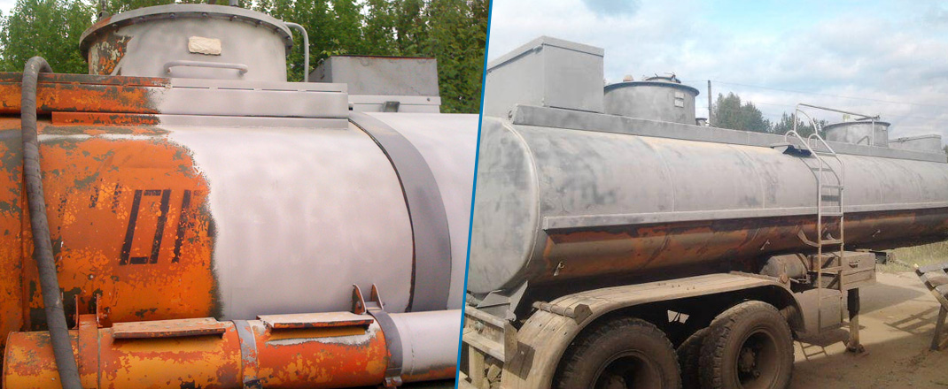 Чистка цистерн бензовозов Чистка цистерн бензовозов